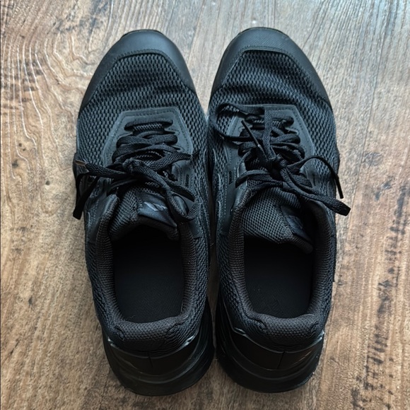 Adidas Black Athletic Shoes with Mesh Upper - Picture 2 of 3